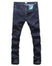 Прямые темно-синие джинсы 9773