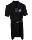 Платье с плиссированной юбкой Louis Vuitton 26180