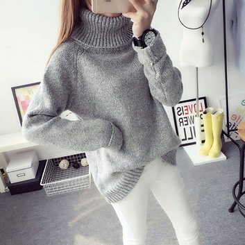 Теплый свитер 4073