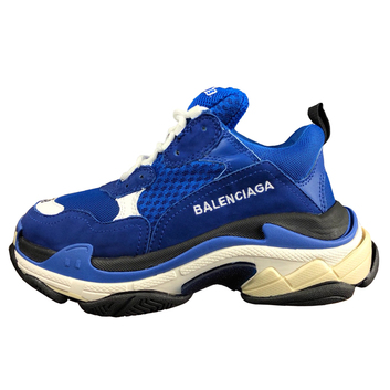 Синие кроссовки Triple S Balenciaga 7673