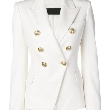 Белый женский пиджак Balmain 15646