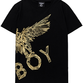 Хлопковая футболка “Орел” BOY London 18027
