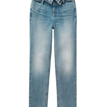 Стильные джинсы прямого кроя Alexander Wang 20066