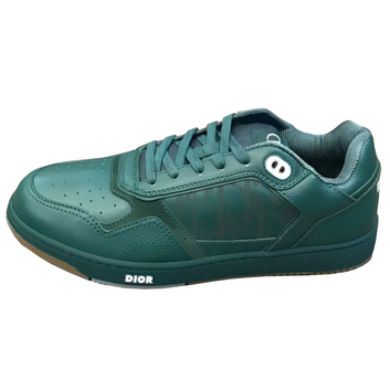 Зеленые мужские кожаные кроссовки Dior 27316