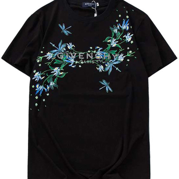 Хлопковая футболка с рисунком Givenchy 28219
