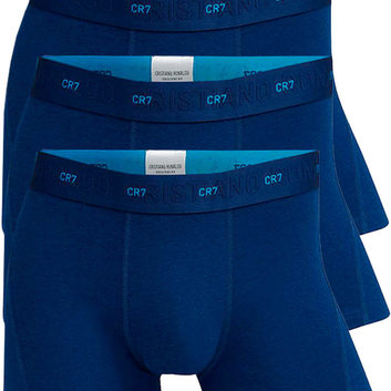 Комплект трусов синего цвета 3 шт. CR7 Underwear 4544
