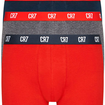 Разноцветный набор боксеров 3 шт. CR7 Underwear 4550
