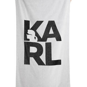 Пляжное хлопковое полотенце Karl Lagerfeld 28962