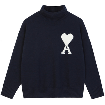 Легкий унисекс свитер с логотипом Ami 29911