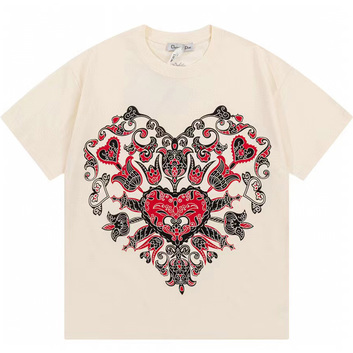 Унисекс футболка “Сердце” Dior 30638