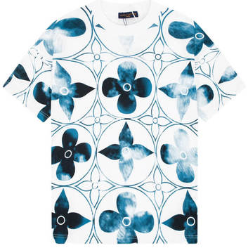 Мужская футболка с принтами Louis Vuitton 30943 