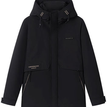 Однотонная теплая куртка на зиму POLO 31908