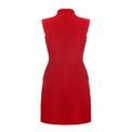 Красное короткое платье 14048