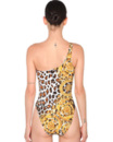 Сдельный леопардовый купальник Versace 15420