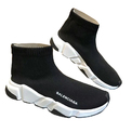 Женские черно-белые кроссовки Speed Balenciaga 6922-2
