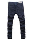 Прямые темно-синие джинсы 9773