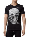 Летняя черная мужская футболка из хлопка Philipp Plein 8259-1