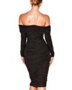 Платье с открытыми плечами Herve Leger 15531-1