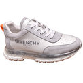 Бело-серые кожаные кроссовки Givenchy 26783