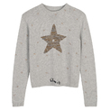 Серый свитер со звездой 6249