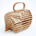 Плетеная бамбуковая сумка 13847