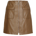 Короткая юбка из эко-кожи 14226