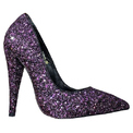 Фиолетовые туфли с блестками YSL 8641