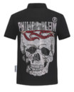 Хлопковая футболка-поло с черепом Philipp Plein 9322
