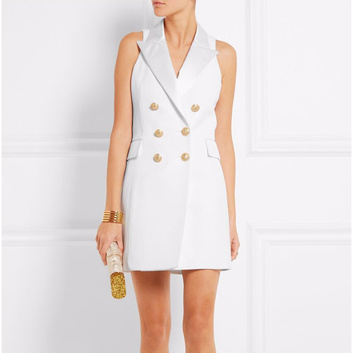 Платье Balmain с пуговицами 12254