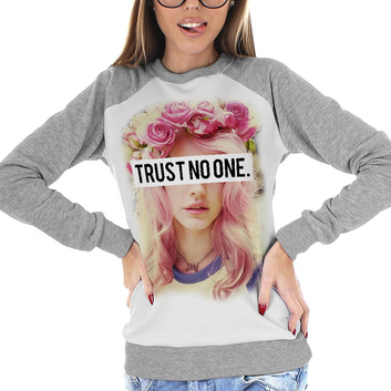 Кофта женская KRUTYAKOV "Trust no one 2"  5679