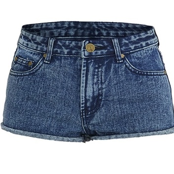 Короткие джинсовые шорты 12707