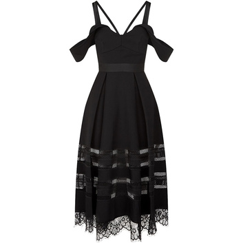 Черное вечернее платье 13112