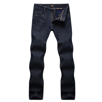 Синие мужские джинсы на флисе Hugo Boss 5885