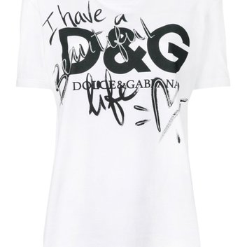 Белая футболка Dolce & Gabbana 5940