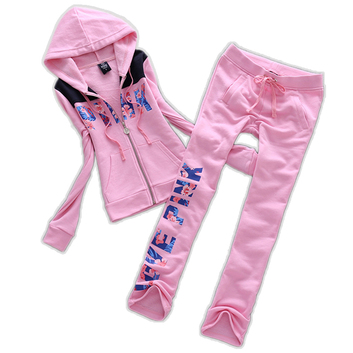 Трикотажный спортивный костюм Pink 13865