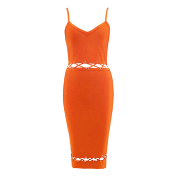 Бандажные летние платья Herve Leger 6372