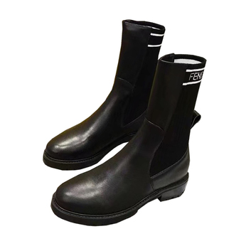 Черные ботинки Fendi 7167