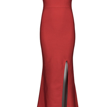 Платье Herve Leger в пол 7319