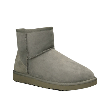 Короткие UGG серого цвета 7520