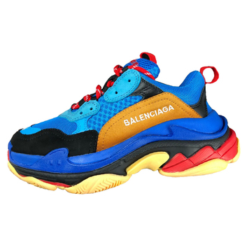 Голубые кроссовки Triple S Balenciaga 7674