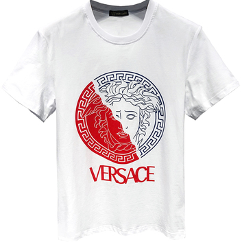 Футболка Versace c двухцветным логотипом 7700