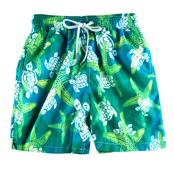 Зеленые пляжные шорты Vilebrequin 14513