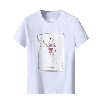 Футболка с принтом Fendi 7862