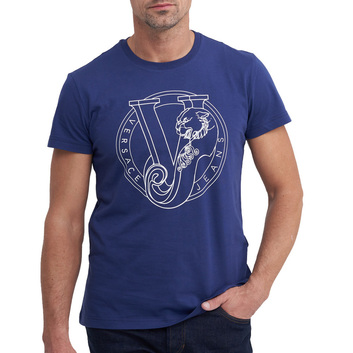 Синяя футболка Versace Jeans 7765