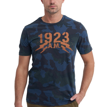 Камуфляжная синяя футболка Aeronautica Militare 7943