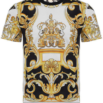 Футболка с принтом Versace 8114