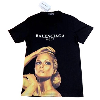 Летняя хлопковая футболка Balenciaga 8177