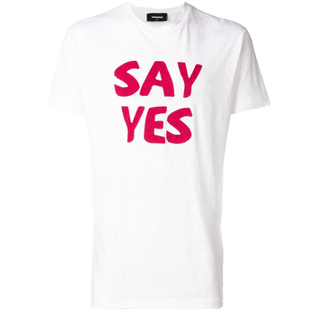 Мужская футболка Dsquared2. Say Yes. 8215