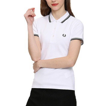 Белая женская футболка поло Fred Perry 14902