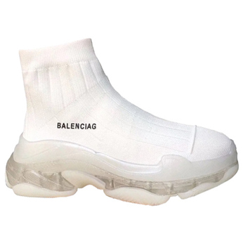 Белые кроссовки-носки Balenciaga 8634